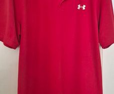 Red Under Armour Polo Shirt