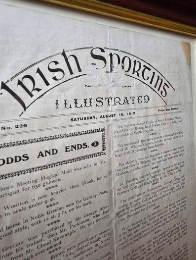 Original 1912 Irish Sporting Illustrated  Golf Competitions Dublin Golf Clubs