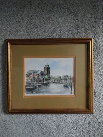 Vintage artwork and frames