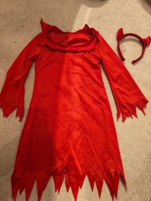 4-6 Years old kids devil costume