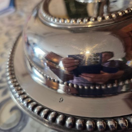 Antique entree dish
