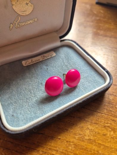 Vintage Pink Earrings
