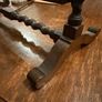 Antique Mirror - Jacobean Revival Barley Twist Oak Dressing Mirror Image 4