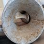 No 10 Manual Meat Mincer Cast Metal Table Clamp Grinder Complete Rustic Image 6