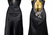 vintage karen millen embellished satin maxi dress occasion wedding party