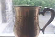 Gold coloured tankard