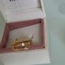 Pandora precious memory diamond ring 14ct yellow gold (g585) size (54) weight (4.58g) Image 6