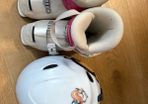 Kids ski boots  Atomic and helmet