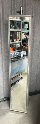 Bathroom Swivel Shelf & Mirror Unit