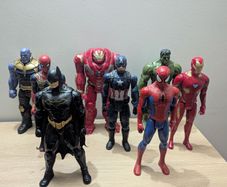 Superhero action figures