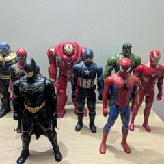 Superhero action figures
