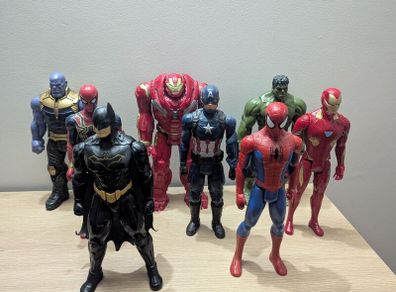 Superhero action figures