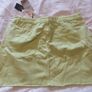Lime Green Denim Skirt Image 3
