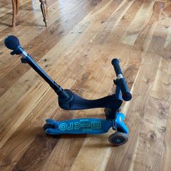 Scooter seat and handle