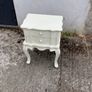 Bedside Locker -  White French Side Table Image 7