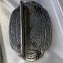 Pristine Vintage Ornate Silver Belt Buckle Image 10