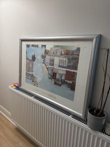 Large Rosina Wachtmeister Mixed Media Artwork - Framed