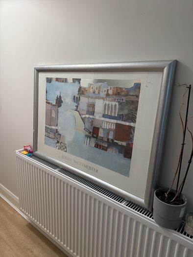 Large Rosina Wachtmeister Mixed Media Artwork - Framed