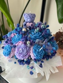 Flowers candle