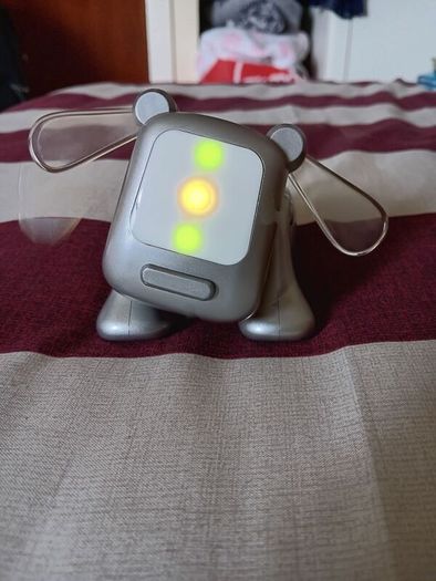Rare Vintage 2005 Silver Hasbro iDog Pup. Working - See My Video on Ebay!