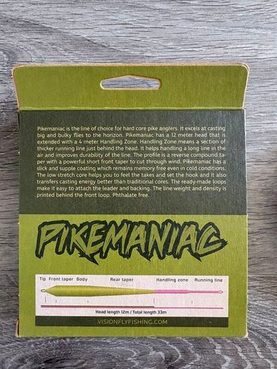 Pikemaniac Fly Line WF10 Fast Intermediate to Sink3