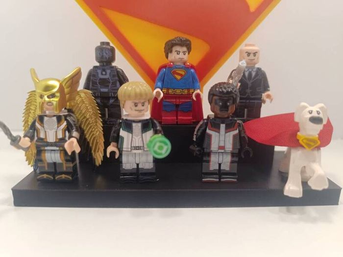 Superman Minifigure Display Set
