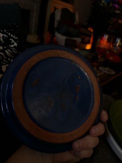 Ceramic plant pot plates x 3