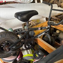 Job lot of bike, scooters, skateboards.