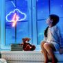 Neon Sign, Acrylic Cloud Lightning Led Neon Light Wall Light Led Wall Decor, Battery or USB Powered Light Up Acrylic Neon Sign for Bedroom, Kids Room, Bar, Party, Christmas Image 4