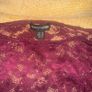 Burgundy lace top Image 4
