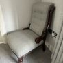 antique slipper chair Image 5