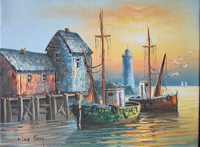 Original painting 20x25 cm oil on canvas unframed