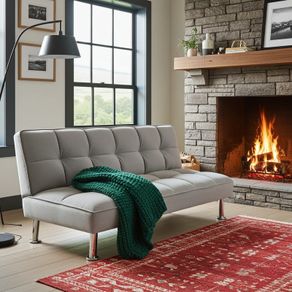 Silver Grey 3Seater Sofa Bed, Christmas Special