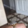 9kt gold ring, CZ Image 7