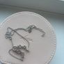 Paul Costello  Bridal Range Cz Necklace Sterling Silver Image 3