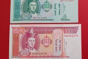 Mongolia 10 &amp; 20 Tugrik Notes