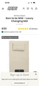 Changing baby mat