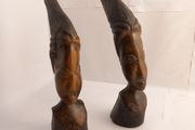 African figurine/statues/ carving ornaments decor masks home wooden hand carved tribal great gift present display decor shop memorabilia art deco