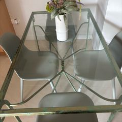 AL Frank Dining Table and matching Console Table
