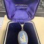 Vintage 1963 Wedgwood Sterling Silver Jasperware Necklace (With Original Box) Image 2