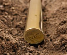 Original 1914 WWI British Army Brass Rifle Oiler - Lee Enfield - Marked