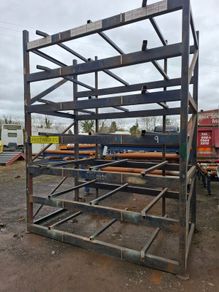 Sheet steel rack
