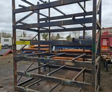 Sheet steel rack