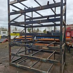 Sheet steel rack