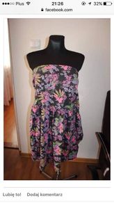 F&F tube floral midi summer dress size UK22 EU50 Postage included