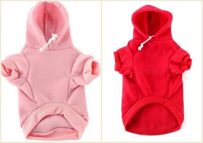 NEW dog/cat winter hoodies in SMALL & LARGE sizes