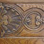 French Louis XV Revival Carved Solid Oak Bureau/Secretary, c.1920s Image 7