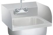 Commercial Hand Wash Sink with Faucet Stainless Steel