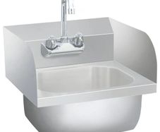 Commercial Hand Wash Sink with Faucet Stainless Steel