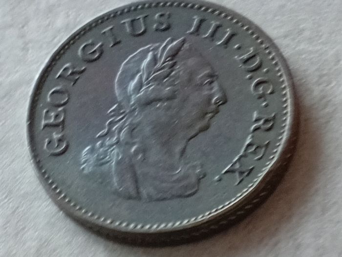 1806 George III Irish Hibernia Farthing